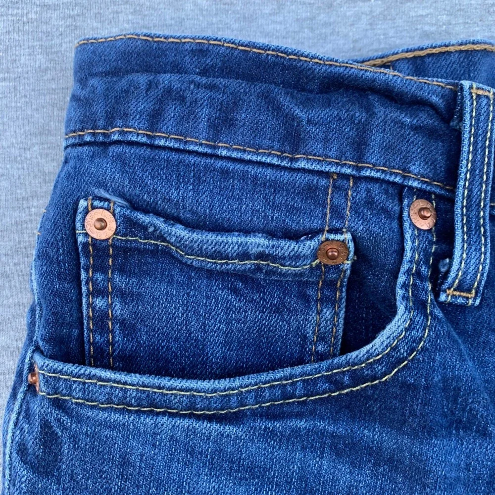 Levis 511 Slim Fit Jeans Mens 32x29 Blue Medium Wash Stretch Denim